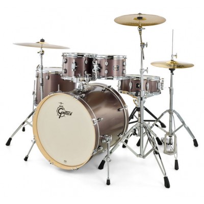 Gretsch GE2 Energy Series Fuzion - Brushed Grey  No Cymbals